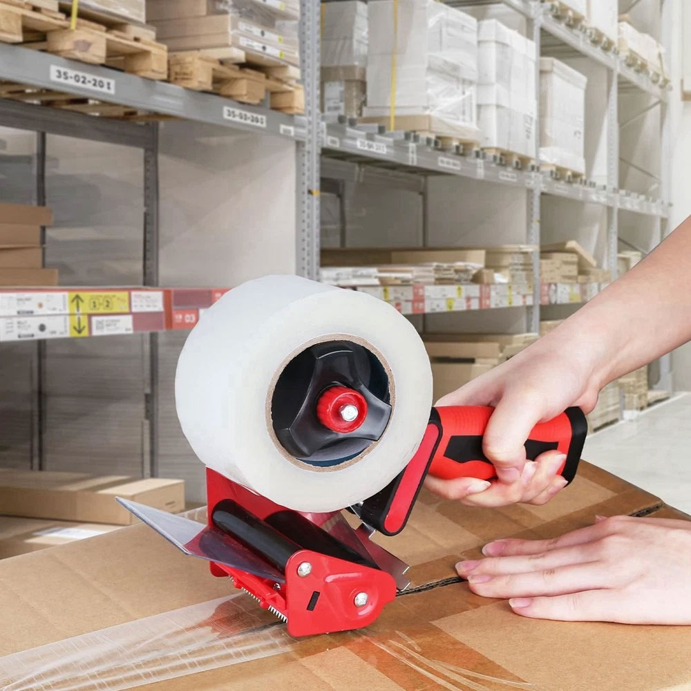 Tape Gun Dispenser - 3-Inch Heavy-Duty Tape Cutter with a