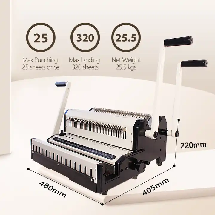 Binding Machine Comb - Wire Comb Clip Binding Machine, 25