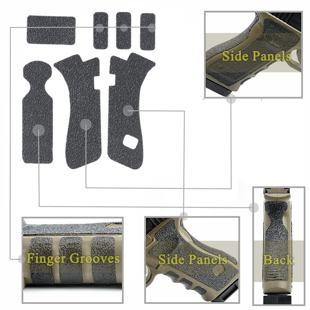 Non-slip Rubber Texture Grip W - Tape Gun Dispenser recension och pris