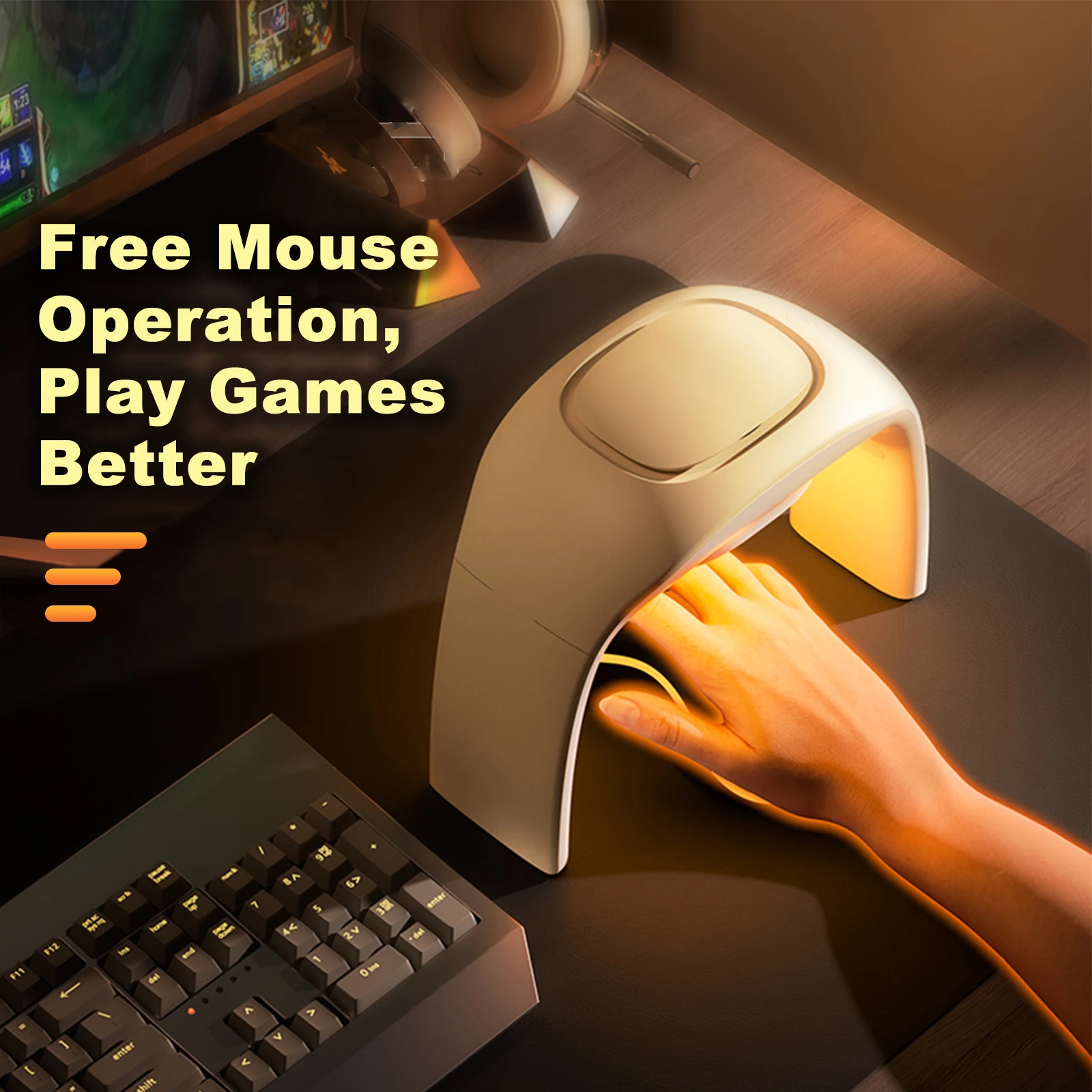 Eary Portable Winter Mouse Han - Office Tech Desk recension och pris