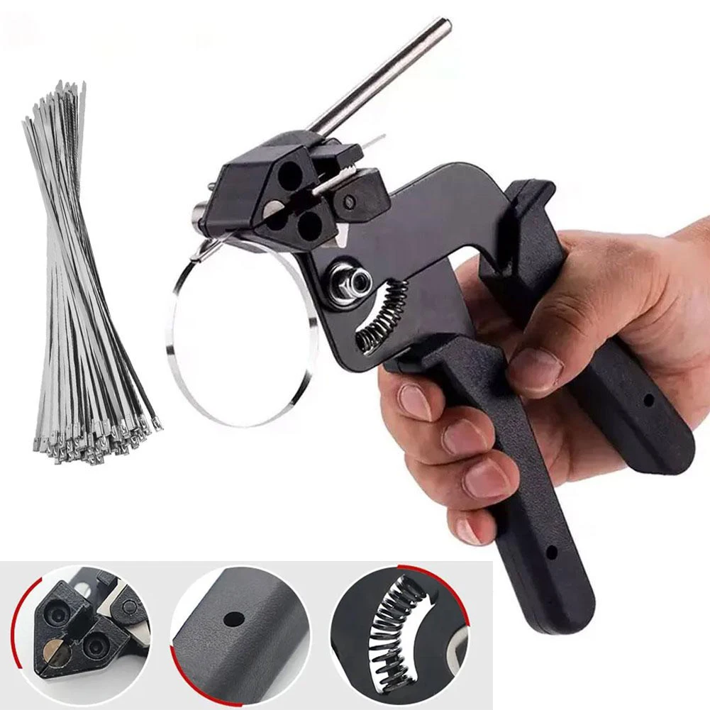 Metal Tie Wrap Gun Kit Cable T - Tape Gun Dispenser recension och pris