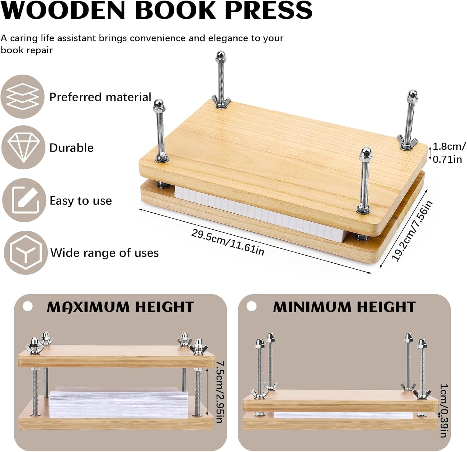 Wooden Book Press, Binding Too - Binding Machine Comb recension och pris