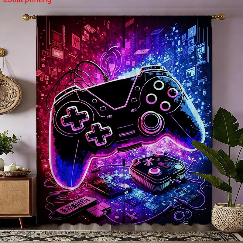 Neon Gaming Curtain Controller - Tech Office Youtube recension och pris