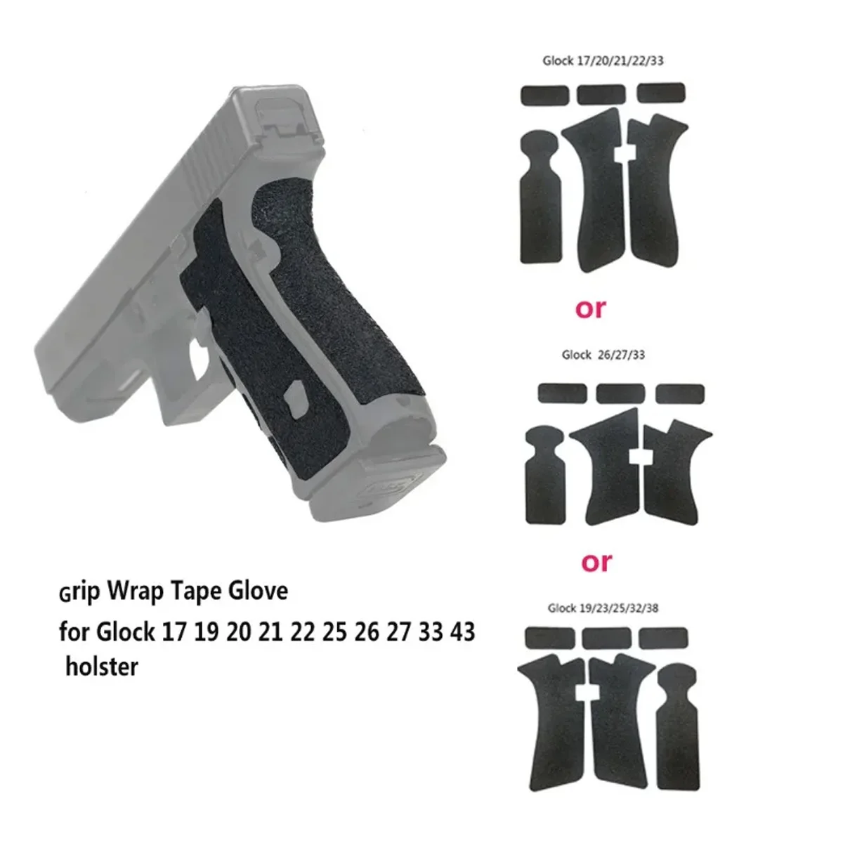 Non-slip Rubber Texture Grip W - Tape Gun Dispenser recension och pris