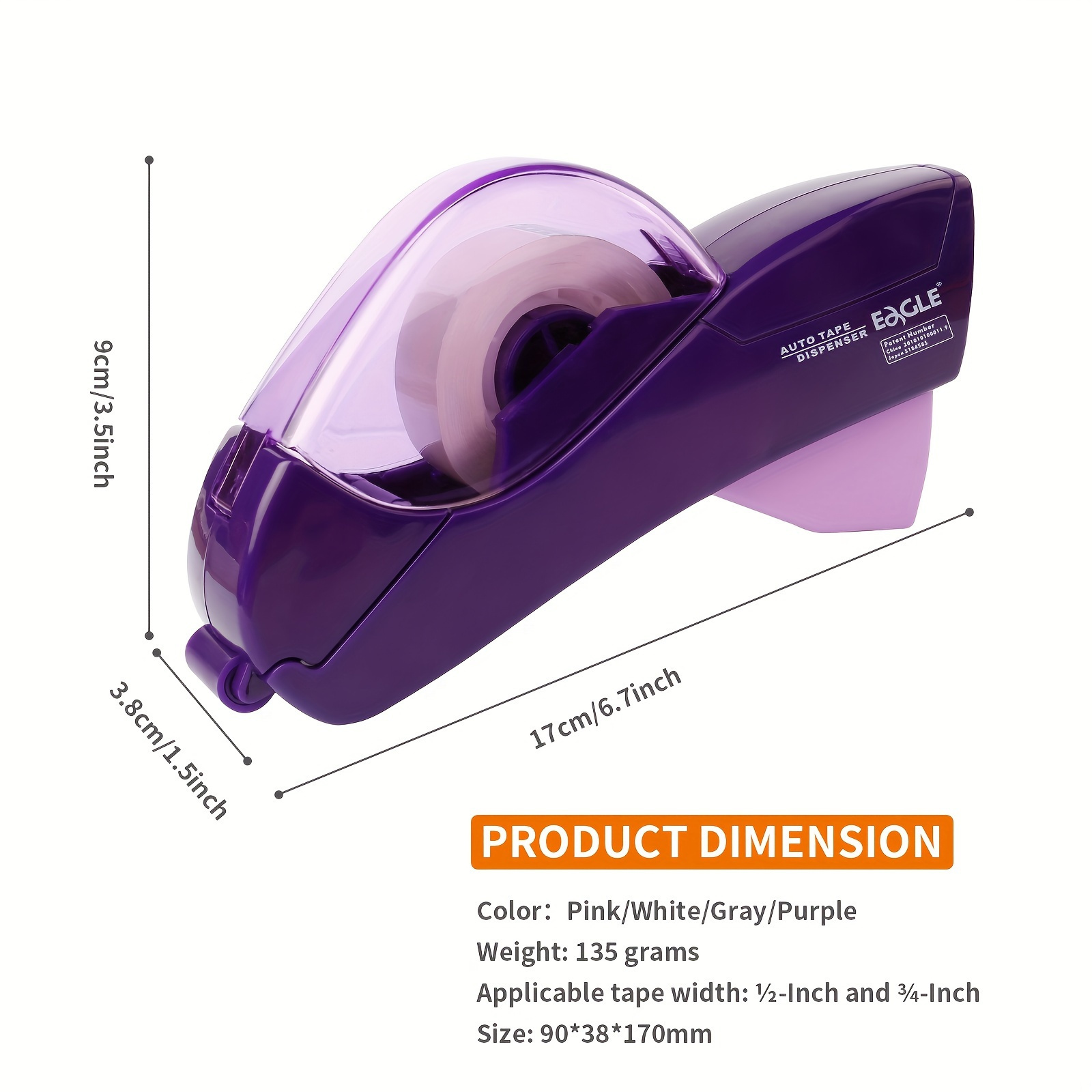 Tape Included Automatic Tape D - Tape Gun Dispenser recension och pris