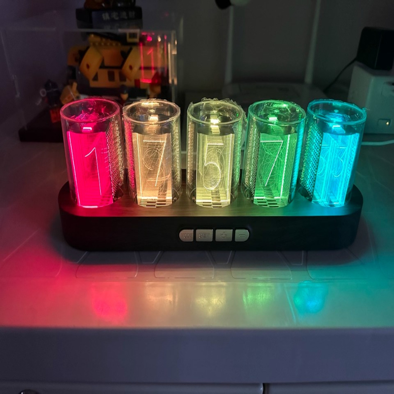 LED Nixie Tube Clock RGB Gamin - Tech Office Youtube recension och pris