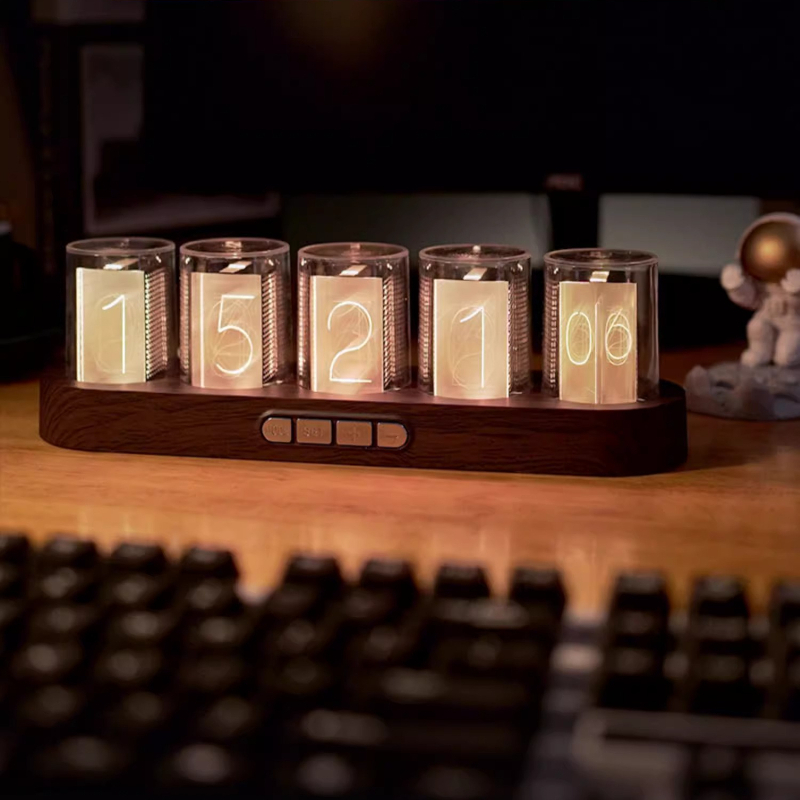 LED Nixie Tube Clock RGB Gamin - Tech Office Youtube recension och pris