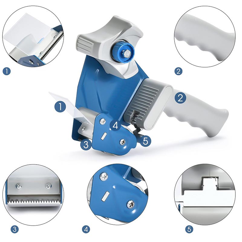 New 2/3-inch Handheld Cardboar - Tape Gun Dispenser recension och pris
