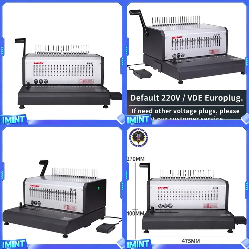 RAYSON EB-30 High Quality Elec - Binding Machine Comb recension och pris