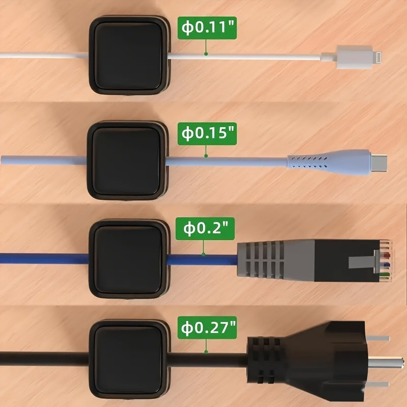 12-Pack Cable Organizers — the - Office Tech Typing recension och pris